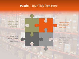 Storage House Lagerhaus Lager PowerPoint Template
