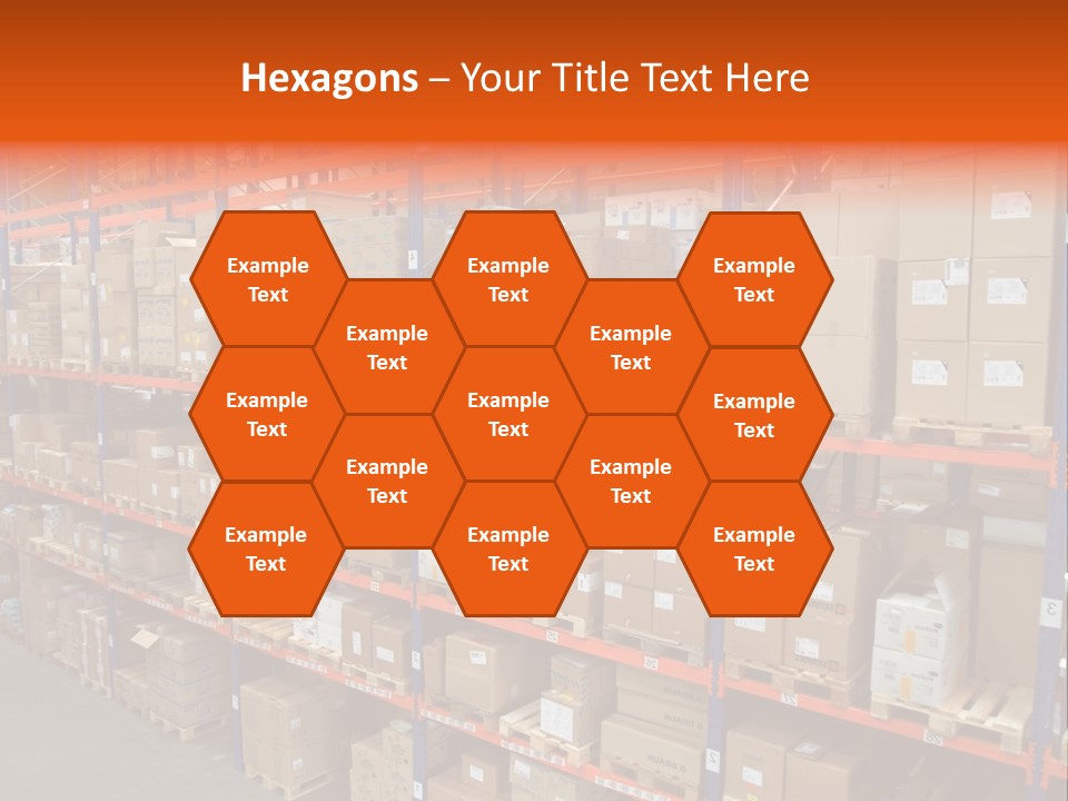 Storage House Lagerhaus Lager PowerPoint Template