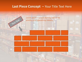 Storage House Lagerhaus Lager PowerPoint Template