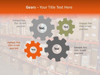 Storage House Lagerhaus Lager PowerPoint Template