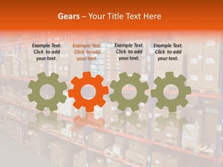 Storage House Lagerhaus Lager PowerPoint Template