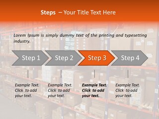 Storage House Lagerhaus Lager PowerPoint Template