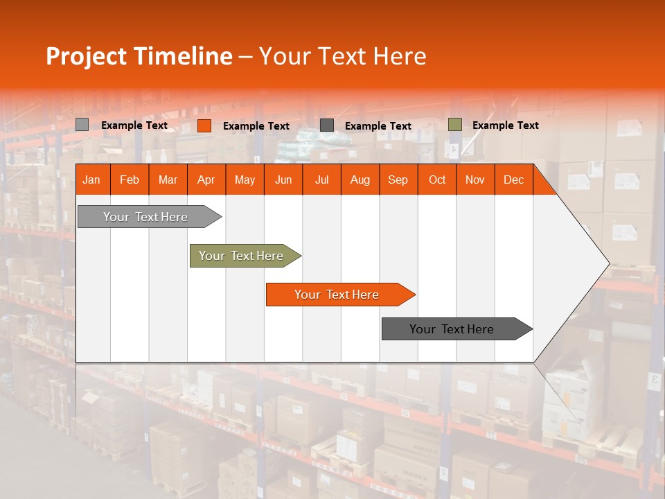 Storage House Lagerhaus Lager PowerPoint Template