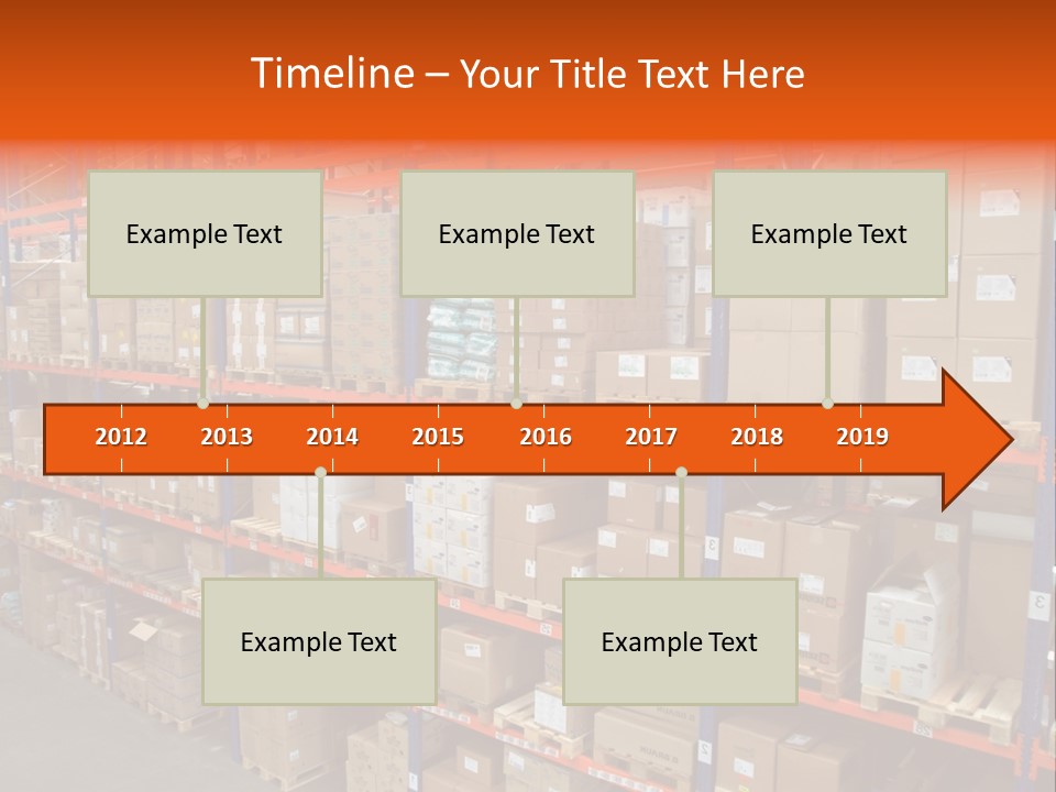 Storage House Lagerhaus Lager PowerPoint Template