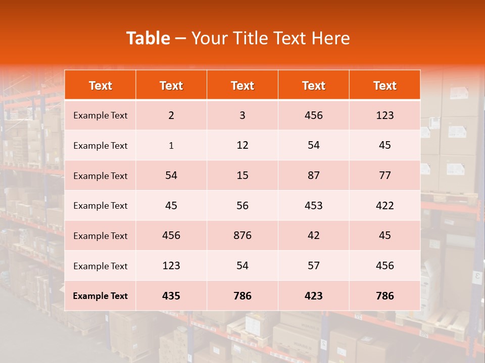 Storage House Lagerhaus Lager PowerPoint Template