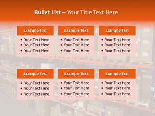 Storage House Lagerhaus Lager PowerPoint Template