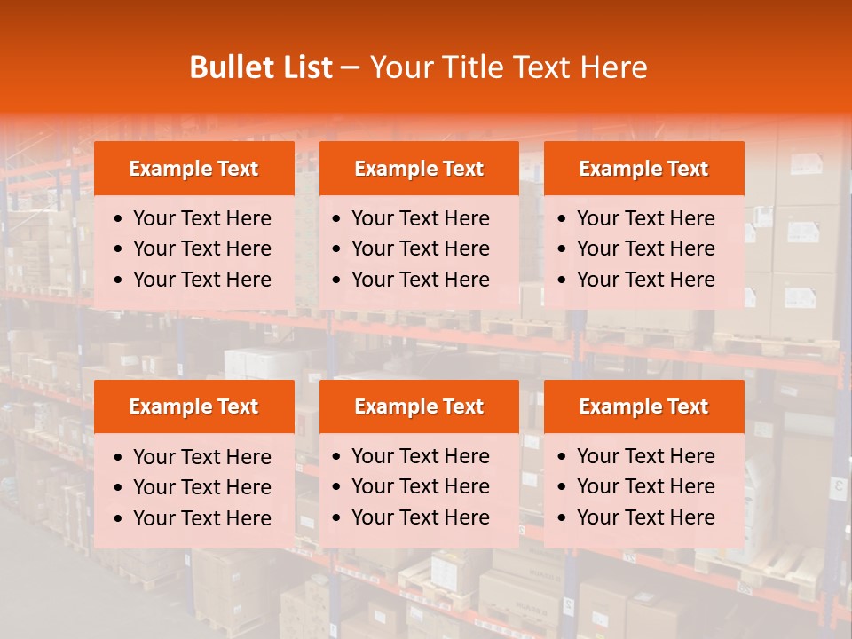 Storage House Lagerhaus Lager PowerPoint Template