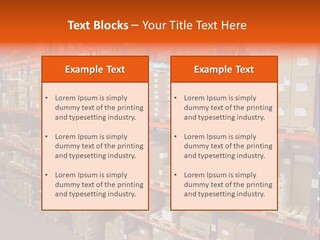 Storage House Lagerhaus Lager PowerPoint Template