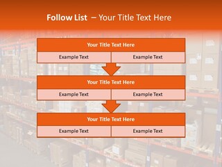 Storage House Lagerhaus Lager PowerPoint Template