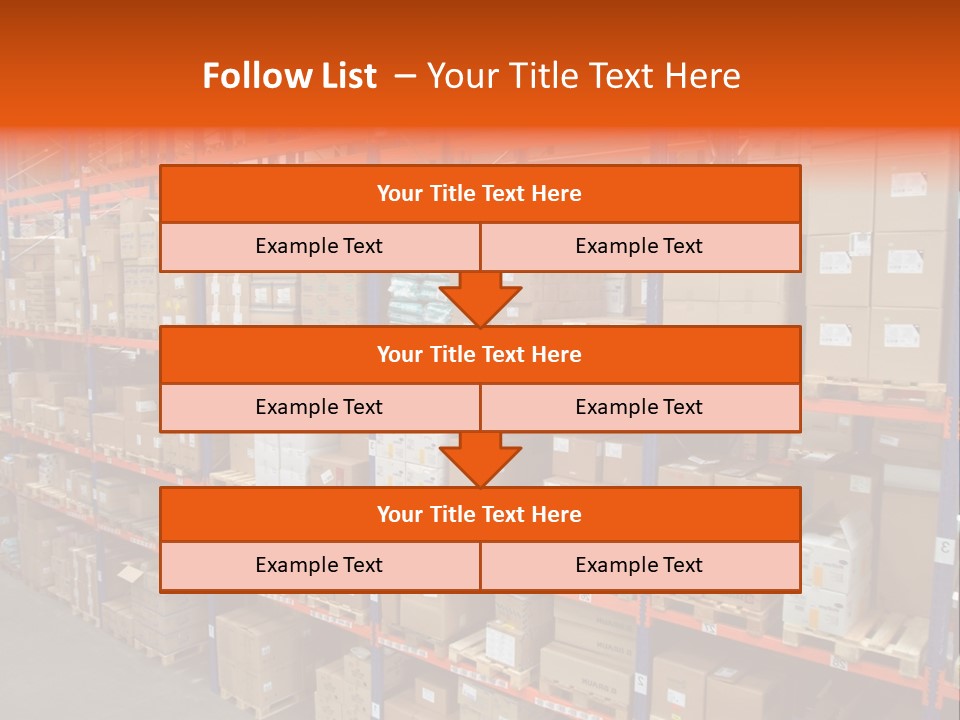 Storage House Lagerhaus Lager PowerPoint Template