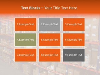 Storage House Lagerhaus Lager PowerPoint Template