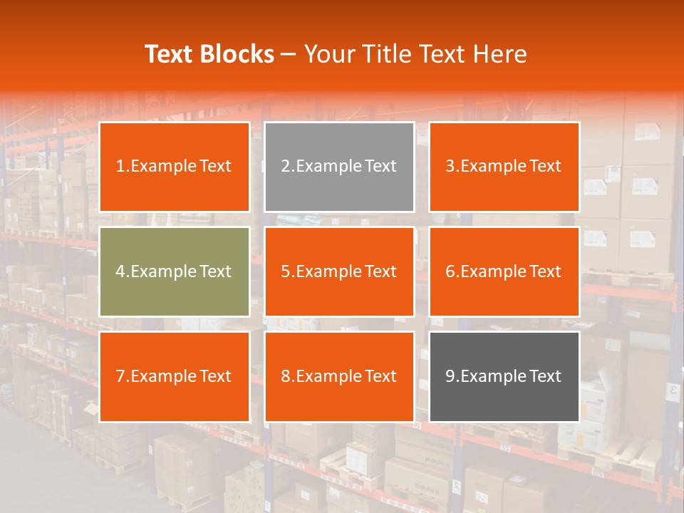 Storage House Lagerhaus Lager PowerPoint Template