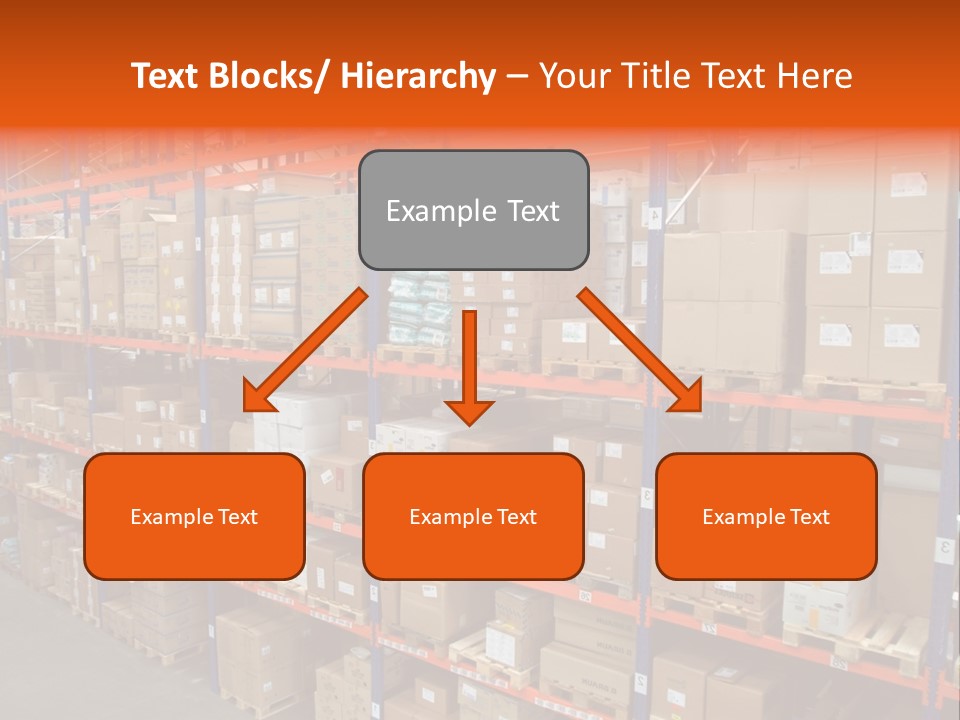 Storage House Lagerhaus Lager PowerPoint Template