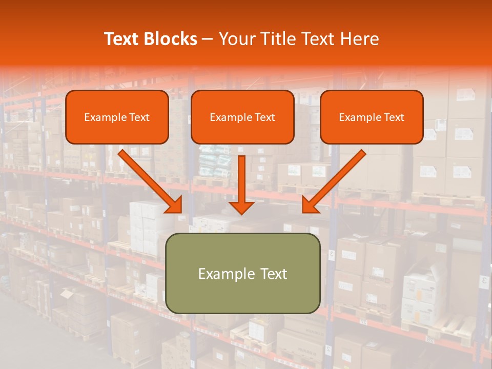 Storage House Lagerhaus Lager PowerPoint Template