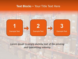 Storage House Lagerhaus Lager PowerPoint Template