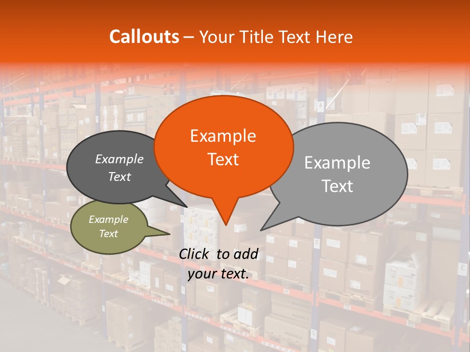 Storage House Lagerhaus Lager PowerPoint Template