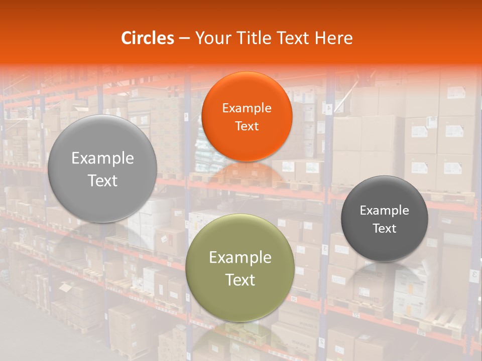 Storage House Lagerhaus Lager PowerPoint Template