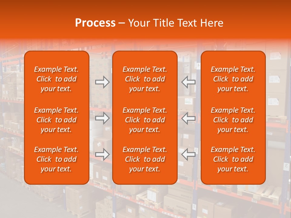Storage House Lagerhaus Lager PowerPoint Template