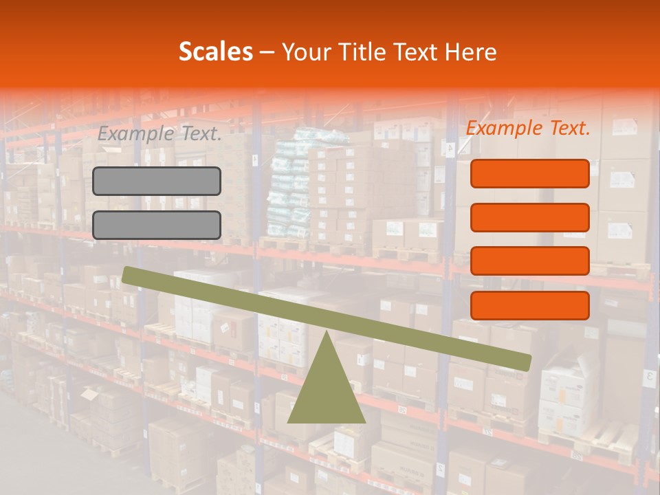 Storage House Lagerhaus Lager PowerPoint Template
