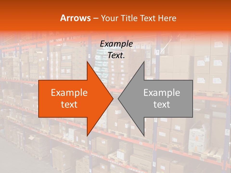 Storage House Lagerhaus Lager PowerPoint Template