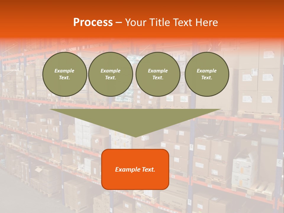 Storage House Lagerhaus Lager PowerPoint Template