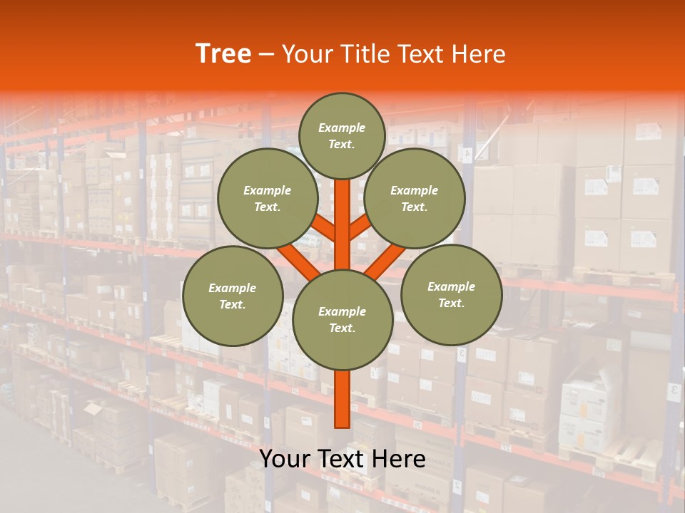 Storage House Lagerhaus Lager PowerPoint Template