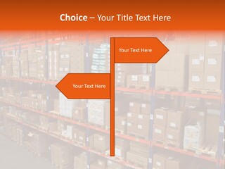 Storage House Lagerhaus Lager PowerPoint Template