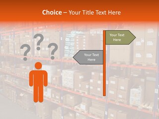 Storage House Lagerhaus Lager PowerPoint Template