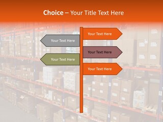 Storage House Lagerhaus Lager PowerPoint Template