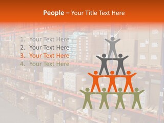 Storage House Lagerhaus Lager PowerPoint Template