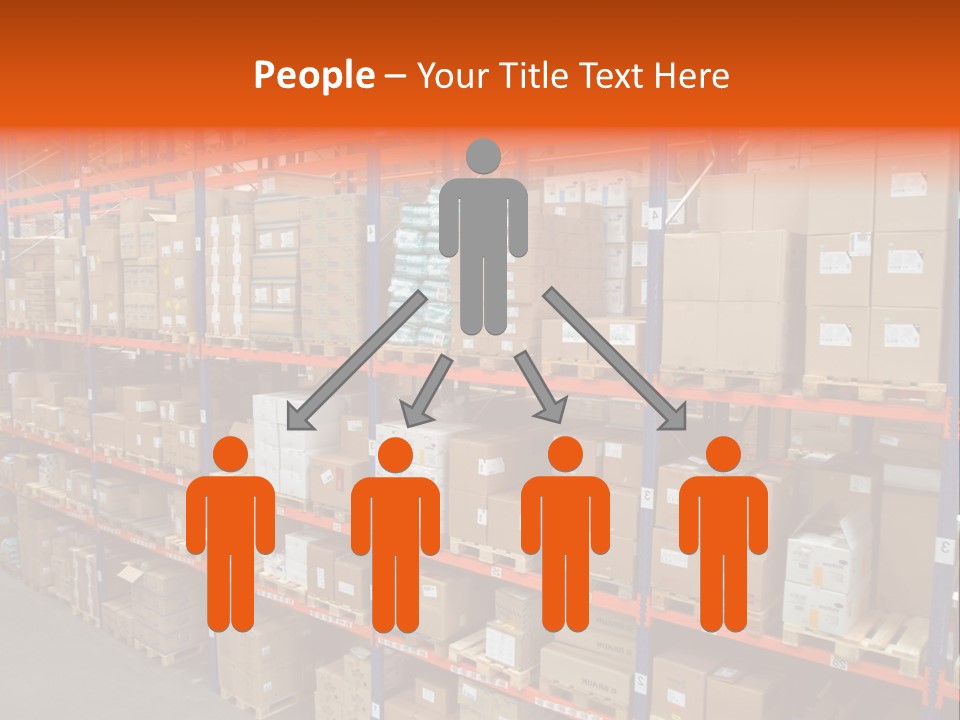 Storage House Lagerhaus Lager PowerPoint Template