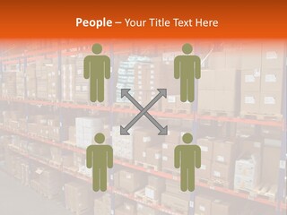Storage House Lagerhaus Lager PowerPoint Template