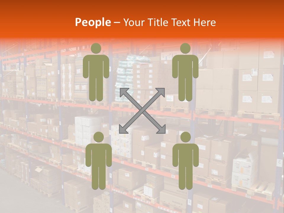 Storage House Lagerhaus Lager PowerPoint Template