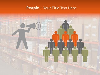 Storage House Lagerhaus Lager PowerPoint Template