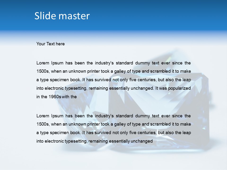 Macro Gift Luxury PowerPoint Template