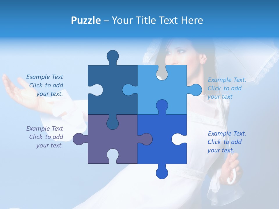 Happy Model Pretty PowerPoint Template