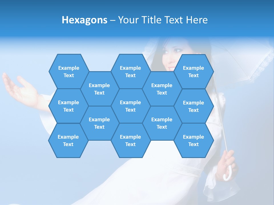 Happy Model Pretty PowerPoint Template