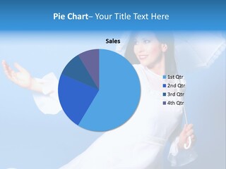 Happy Model Pretty PowerPoint Template