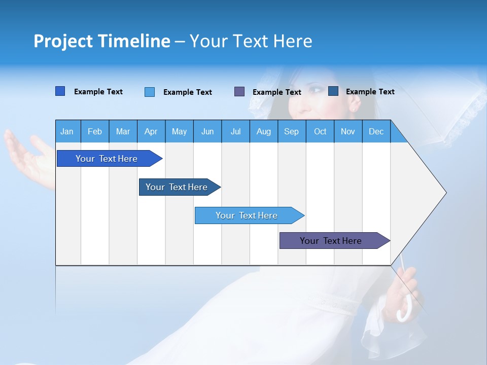 Happy Model Pretty PowerPoint Template