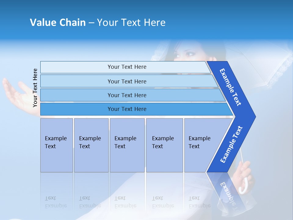 Happy Model Pretty PowerPoint Template