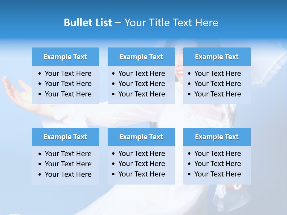 Happy Model Pretty PowerPoint Template