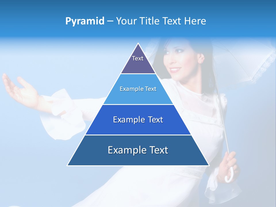 Happy Model Pretty PowerPoint Template