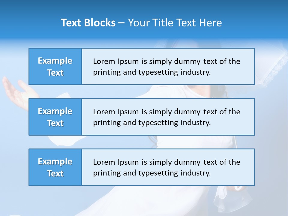 Happy Model Pretty PowerPoint Template