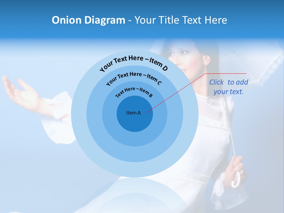 Happy Model Pretty PowerPoint Template