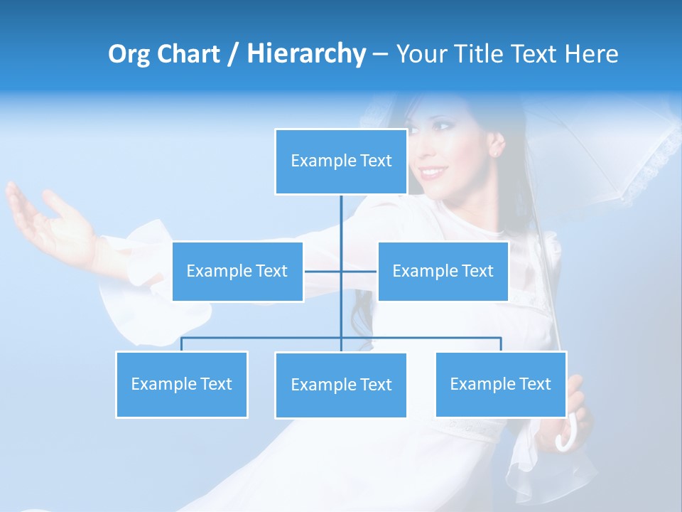 Happy Model Pretty PowerPoint Template