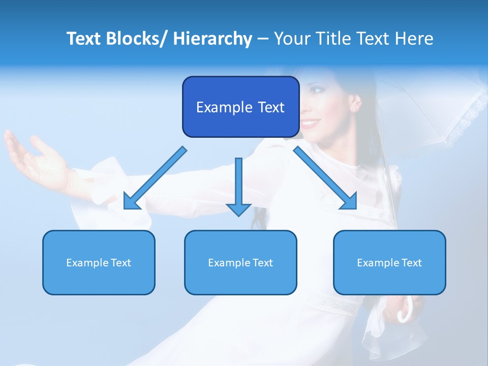 Happy Model Pretty PowerPoint Template