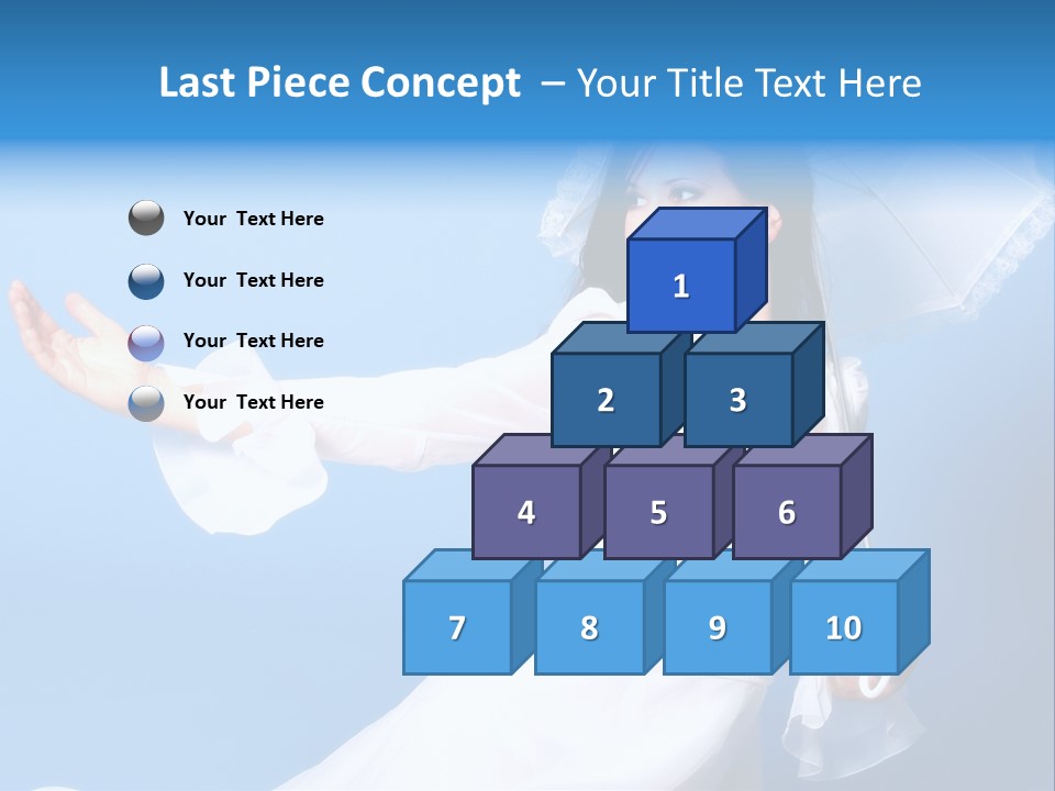 Happy Model Pretty PowerPoint Template