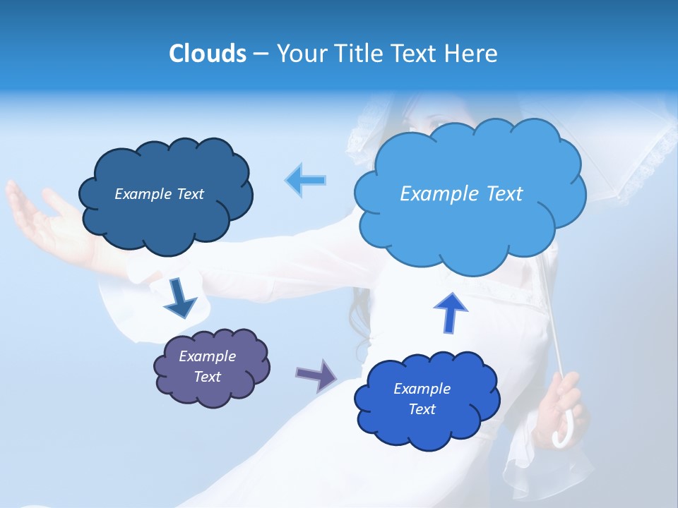 Happy Model Pretty PowerPoint Template