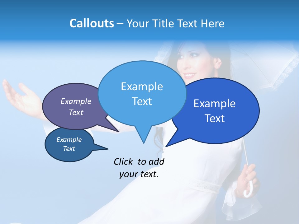 Happy Model Pretty PowerPoint Template