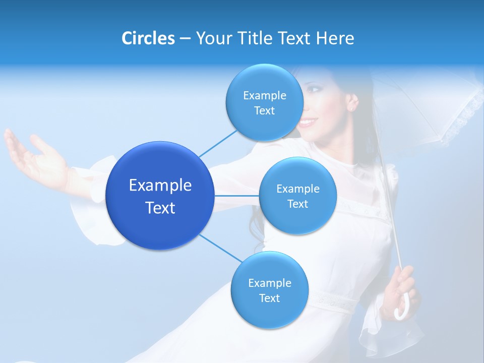 Happy Model Pretty PowerPoint Template